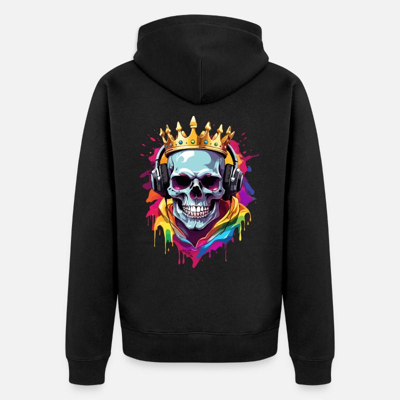 Casque - Veste à capuche bio Premium Unisexe - noir