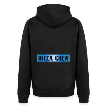 Ibiza Équipage - Veste à capuche bio Premium Unisexe - noir - Dos - Nico (187cm)