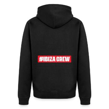 Ibiza Équipage - Veste à capuche bio Premium Unisexe - noir - Dos - Nico (187cm)
