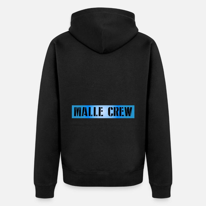 Équipage Malle - Veste à capuche bio Premium Unisexe - noir