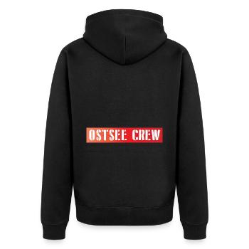 Équipage de la mer Baltique - Veste à capuche bio Premium Unisexe - noir - Dos - Nico (187cm)