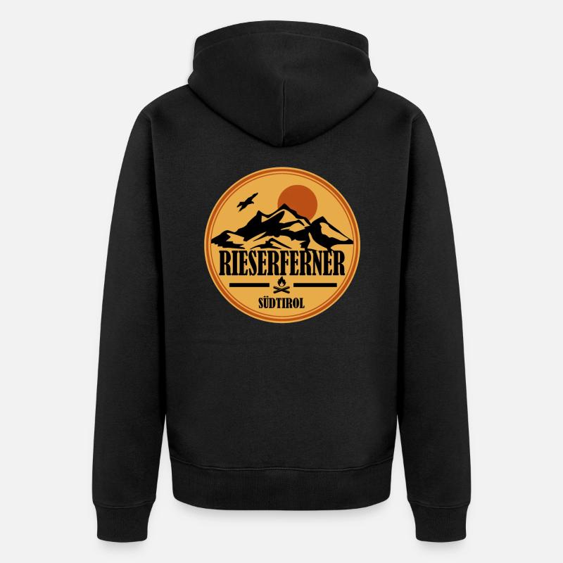 Rieserferner - Veste à capuche bio Premium Unisexe - noir