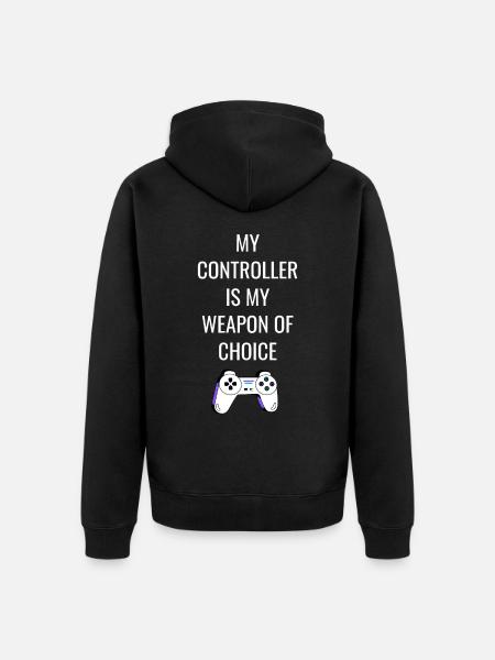 Gaming Gaming Saying Gift - Unisex Premium Organic Zip Hoodie - black