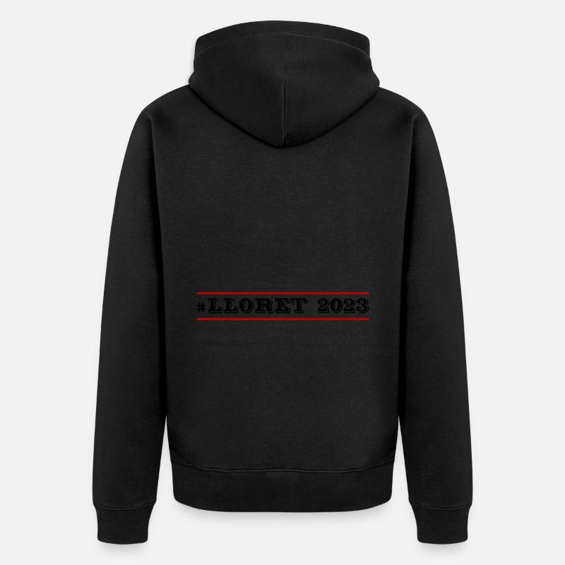Lloret De Mar 2023 - Veste à capuche bio Premium Unisexe - noir