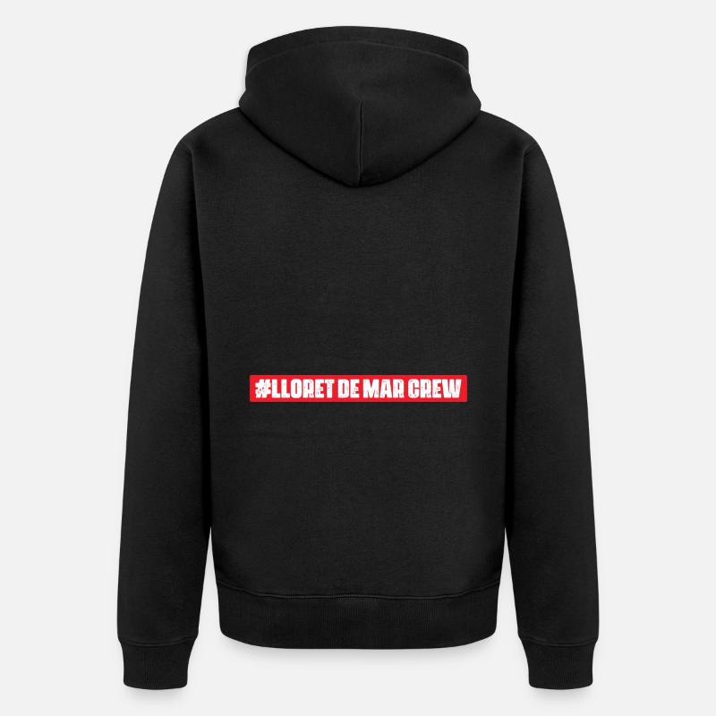 Lloret De Mar Crew - Veste à capuche bio Premium Unisexe - noir