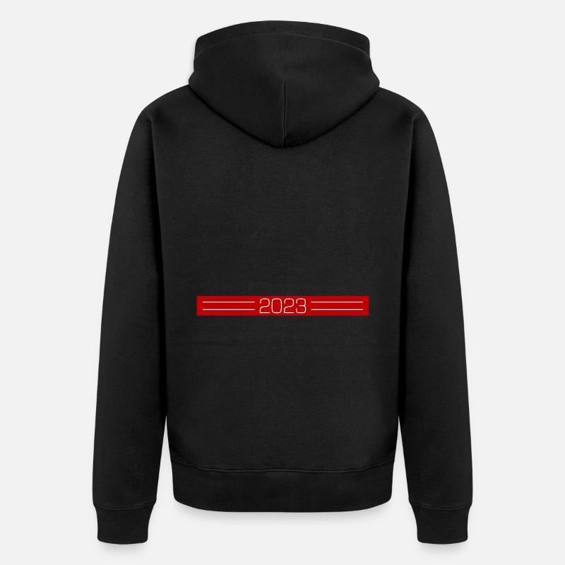 2023 Dash - Veste à capuche bio Premium Unisexe - noir