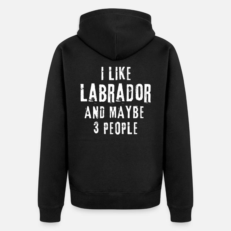 Labrador - Veste à capuche bio Premium Unisexe - noir