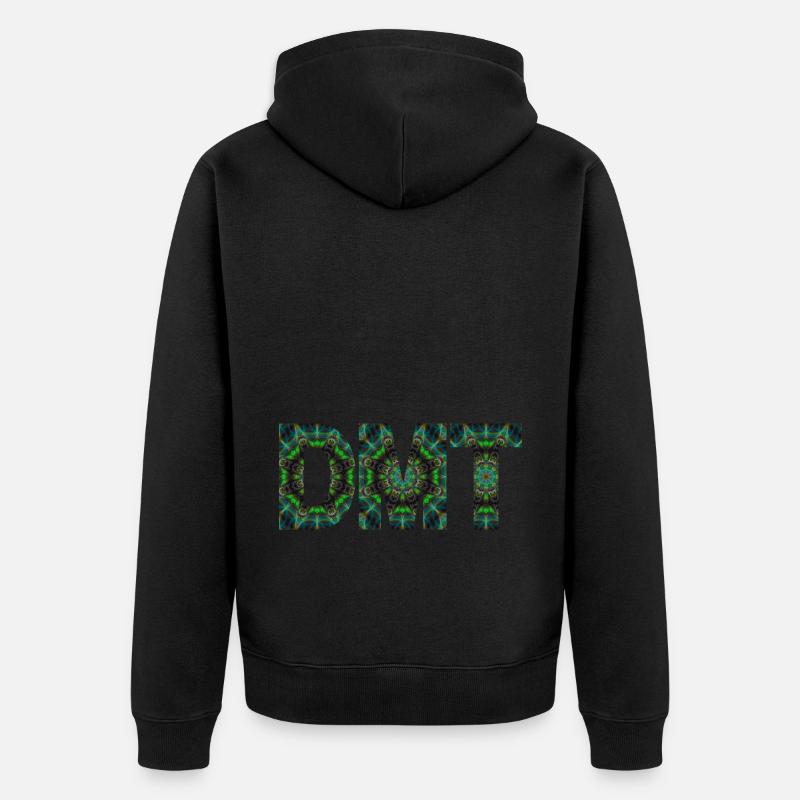 DMT Psychedelic Trip Ayahuasca - Veste à capuche bio Premium Unisexe - noir