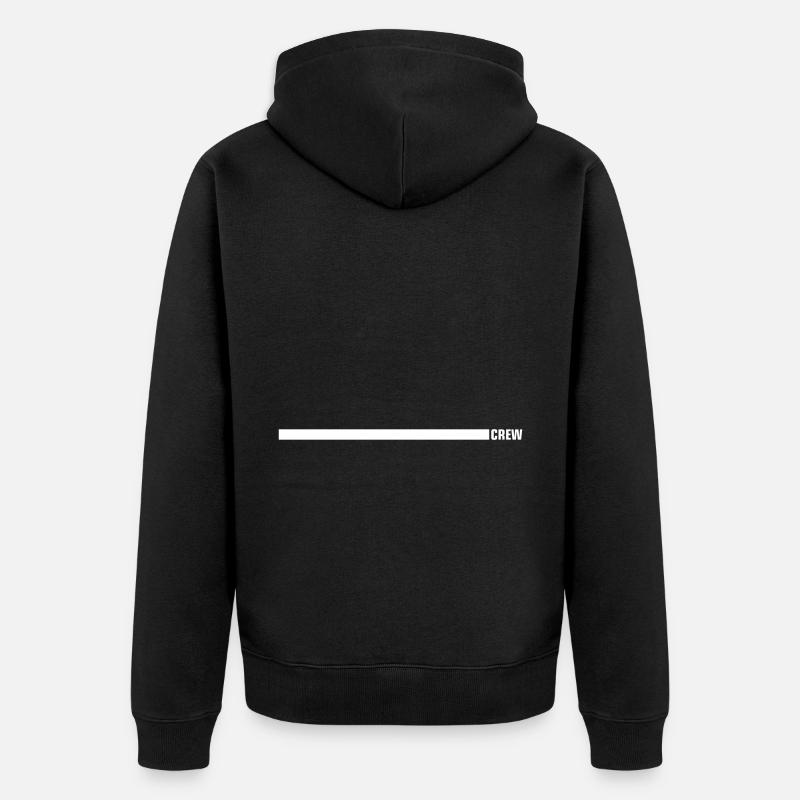 Conception de l’équipage - Veste à capuche bio Premium Unisexe - noir