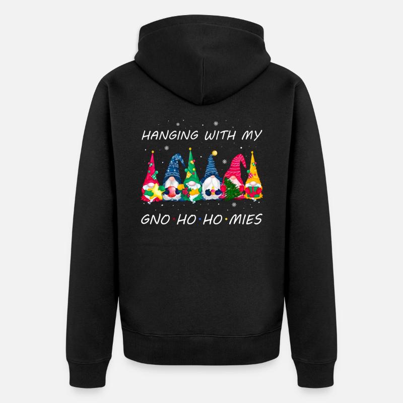 Galas de Noël - Veste à capuche bio Premium Unisexe - noir