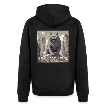 Apocatalypsie - Veste à capuche bio Premium Unisexe - noir - Dos - Nico (187cm)