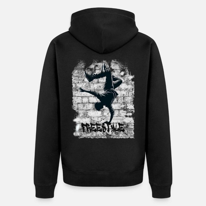 Nage libre - Veste à capuche bio Premium Unisexe - noir