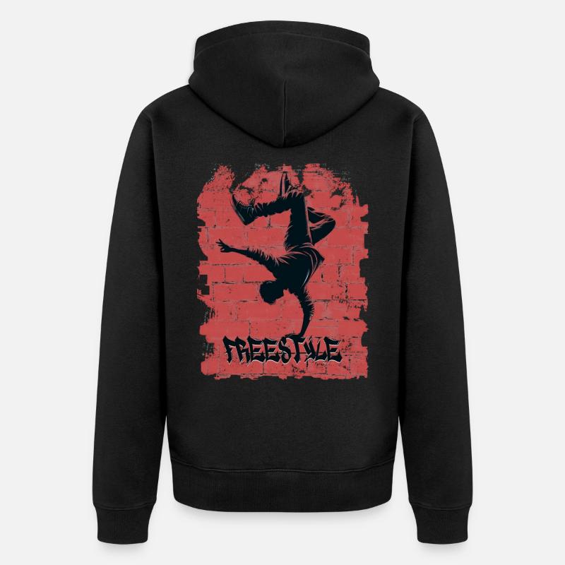 Nage libre - Veste à capuche bio Premium Unisexe - noir