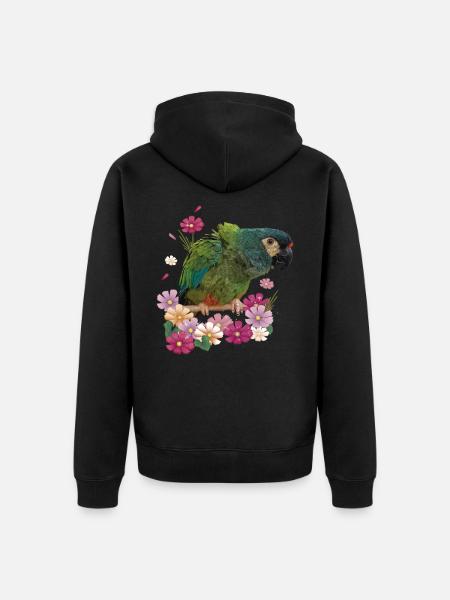 The Maracanã - Unisex Premium Organic Zip Hoodie - black