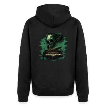 Piano d’horreur - Veste à capuche bio Premium Unisexe - noir - Dos - Nico (187cm)