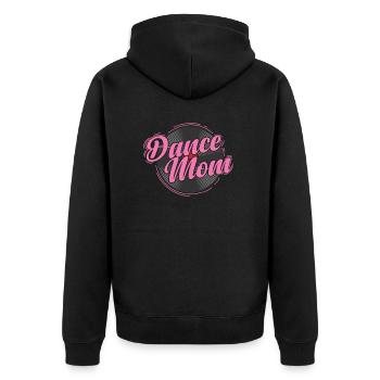 Dance Mom Vinyl Record Music Record - Unisex Premium Organic Zip Hoodie - black - Back - Nico (187cm)