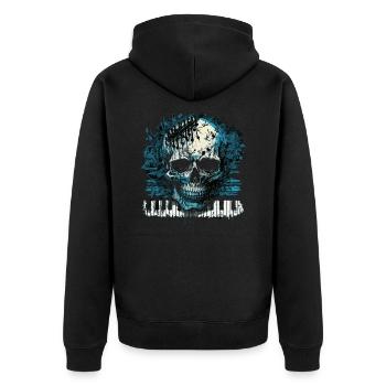 Piano d’horreur - Veste à capuche bio Premium Unisexe - noir - Dos - Nico (187cm)