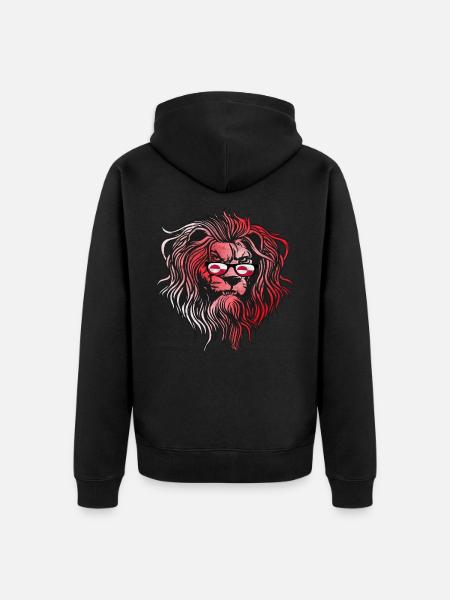 Greenland - Unisex Premium Organic Zip Hoodie - black