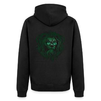 Union africaine - Veste à capuche bio Premium Unisexe - noir - Dos - Nico (187cm)