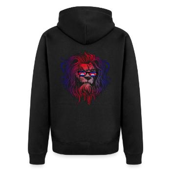 Cambodge - Veste à capuche bio Premium Unisexe - noir - Dos - Nico (187cm)