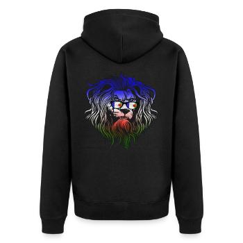 Batwa - Veste à capuche bio Premium Unisexe - noir - Dos - Nico (187cm)