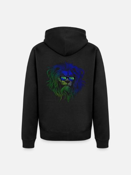 Christmas Island - Unisex Premium Organic Zip Hoodie - black