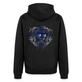 Finlande - Veste à capuche bio Premium Unisexe - noir - Dos - Nico (187cm)