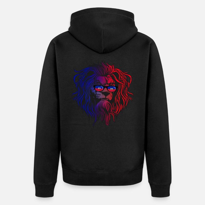 Haití - Chaqueta con capucha prémium ecológica unisex - negro