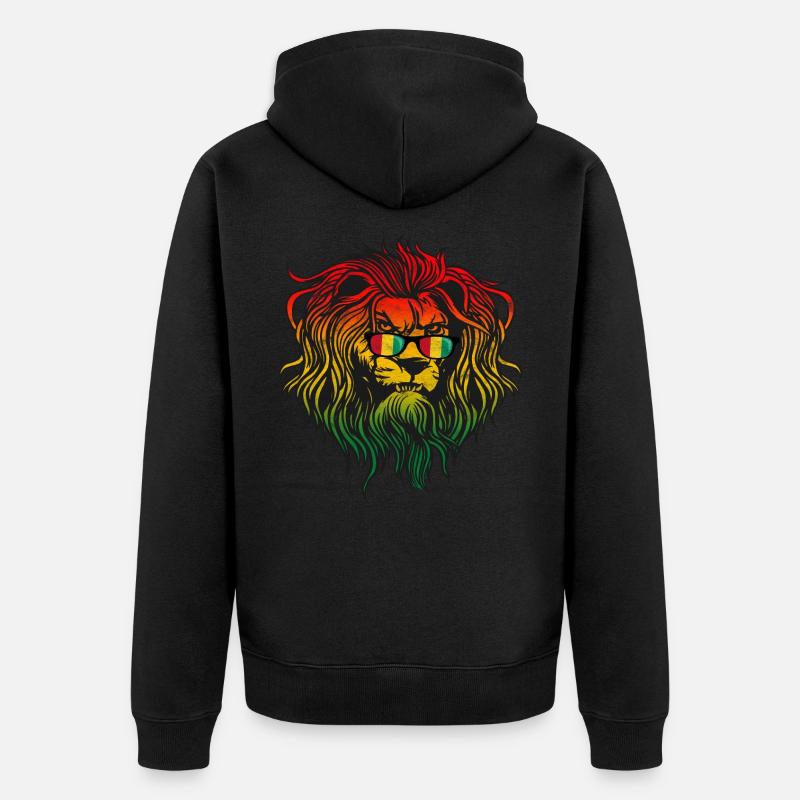Guinée - Veste à capuche bio Premium Unisexe - noir