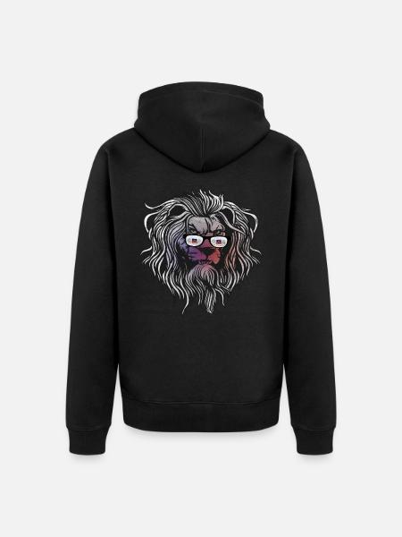 Mayotte - Unisex Premium Organic Zip Hoodie - black