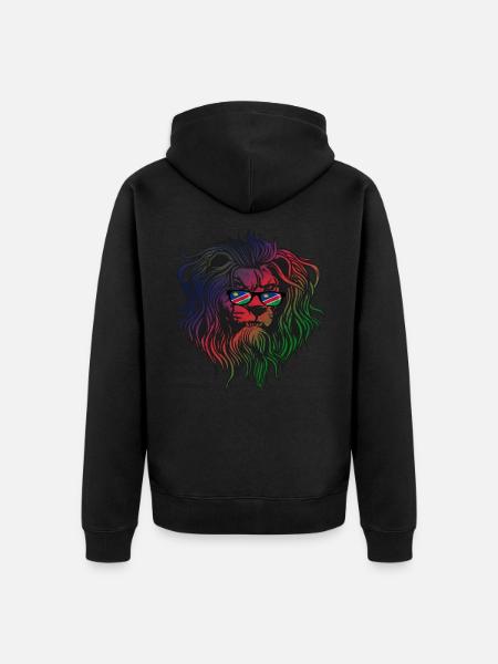 Namibia - Unisex Premium Organic Zip Hoodie - black
