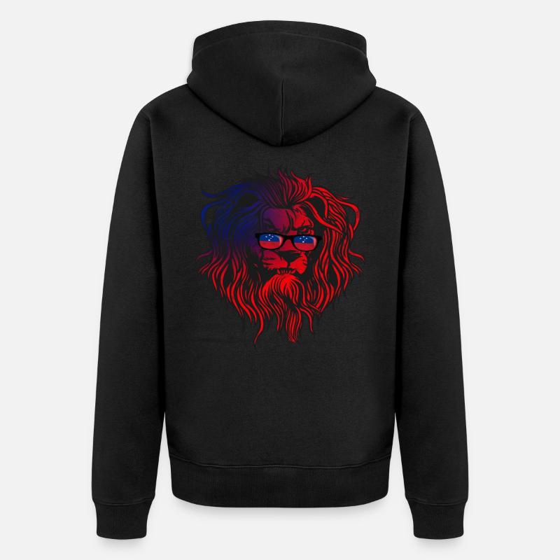 Samoa - Unisex Premium Bio Zip Hoodie - Schwarz