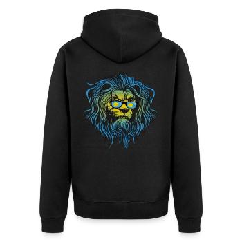 Palau - Veste à capuche bio Premium Unisexe - noir - Dos - Nico (187cm)