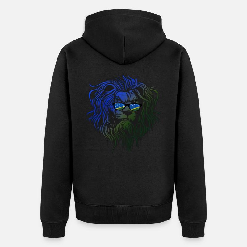 Salomon (Îles) - Veste à capuche bio Premium Unisexe - noir