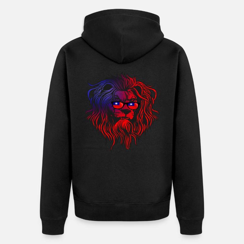 Taïwan - Veste à capuche bio Premium Unisexe - noir