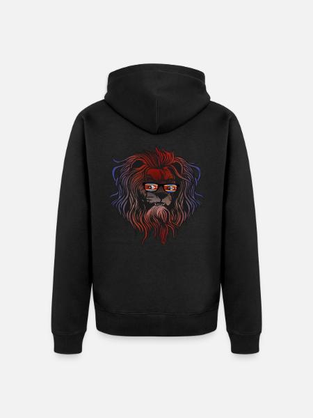 Swaziland - Veste à capuche bio Premium Unisexe - noir