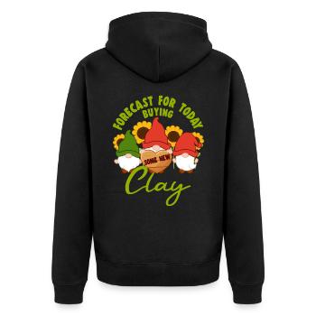 Prévisions pour aujourd’hui Achat d’un nouveau Clay Yard Gnome - Veste à capuche bio Premium Unisexe - noir - Dos - Nico (187cm)