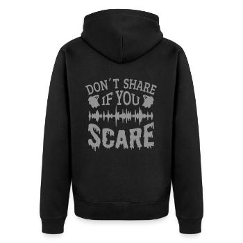 Chasseur de fantômes professionnel Drôle Ne Pas Partager Peur - Veste à capuche bio Premium Unisexe - noir - Dos - Nico (187cm)