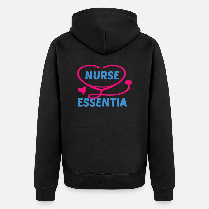 INFIRMIÈRE Infirmière - Veste à capuche bio Premium Unisexe - noir