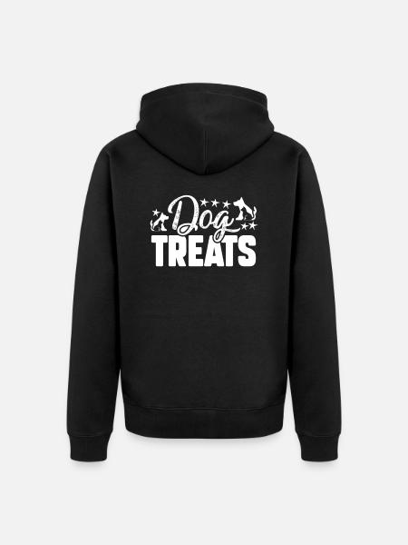 Dog Treats - Unisex Premium Bio Zip Hoodie - Schwarz