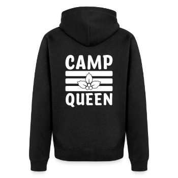 Chemise de randonnée Camp Queen - Veste à capuche bio Premium Unisexe - noir - Dos - Nico (187cm)