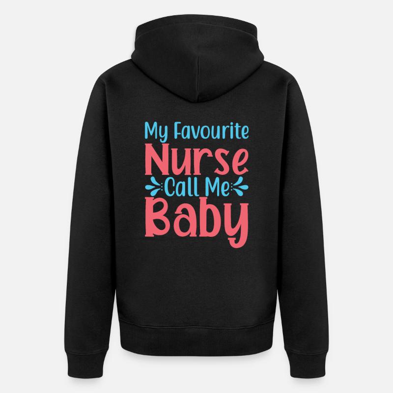 Santé et infirmière - Veste à capuche bio Premium Unisexe - noir