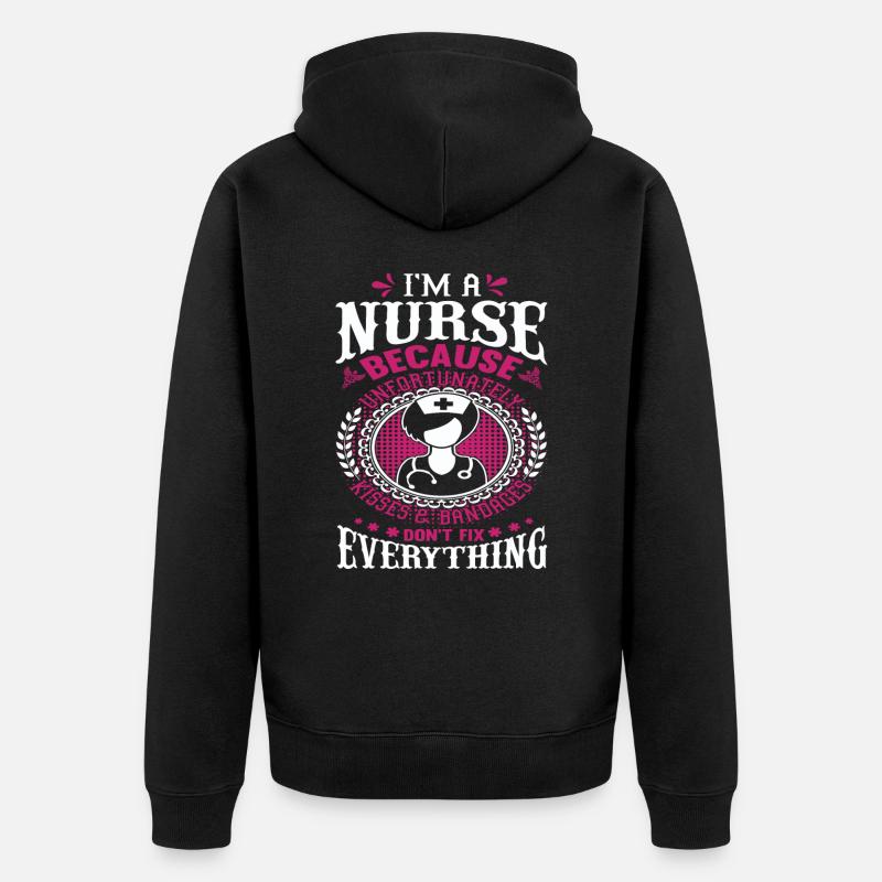 Infirmier - Veste à capuche bio Premium Unisexe - noir