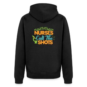 INFIRMIÈRE Infirmière - Veste à capuche bio Premium Unisexe - noir - Dos - Nico (187cm)