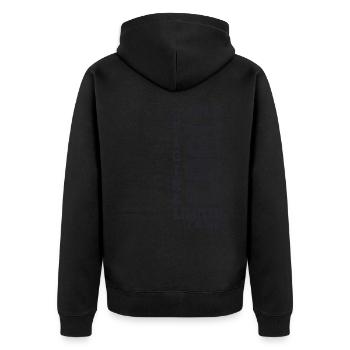 40th Birthday Man Original July Vintage 1983 - Unisex Premium Organic Zip Hoodie - black - Back - Nico (187cm)