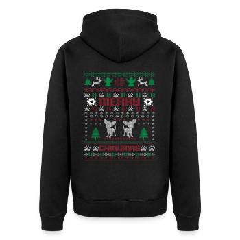 Joyeux dogmes - Veste à capuche bio Premium Unisexe - noir - Dos - Nico (187cm)