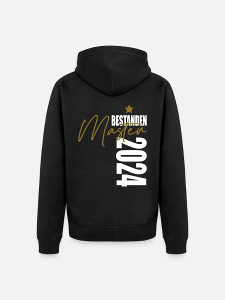 Master 2024 - Unisex Premium Bio Zip Hoodie - Schwarz