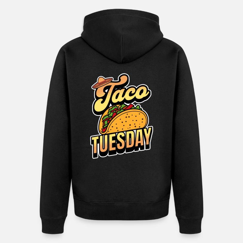 Taco - Veste à capuche bio Premium Unisexe - noir