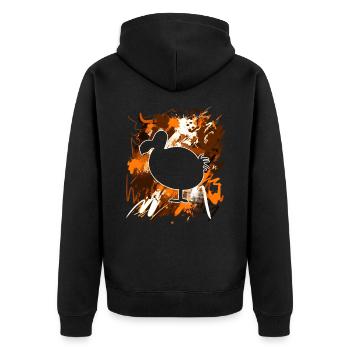 Dodo - Veste à capuche bio Premium Unisexe - noir - Dos - Nico (187cm)