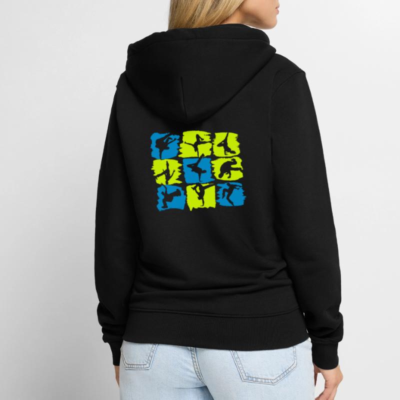 Breakdance Breakdancer - Dancer B-Boying Gift Unisex Premium Organic Zip Hoodie